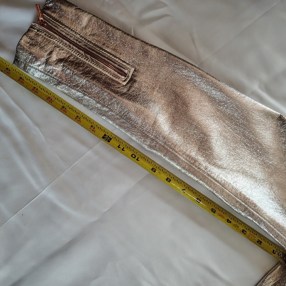 True Religion Rose Gold Metallic Women's Jacket - Picture 4 of 6